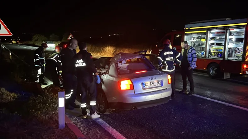 Nevşehir'de TIR'a arkadan çarpan otomobilde 2 ölü