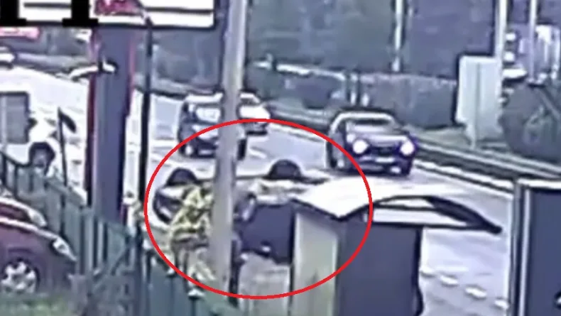 Otomobilin takla attığı kazada sürücü yaralandı