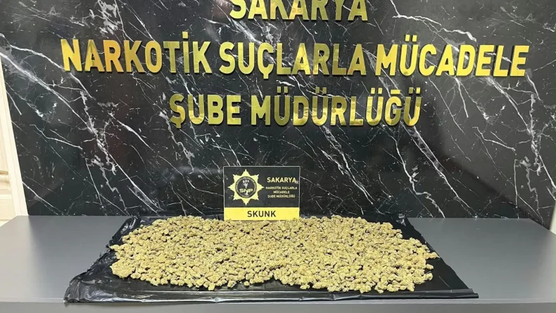 Sakarya'da durdurulan araçta uyuşturucu ele geçirildi