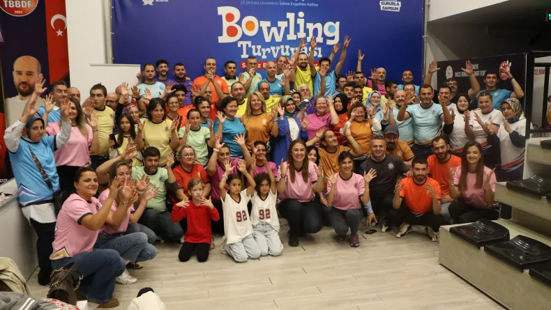 Samsun’da 119 işitme engelli bowling oynadı