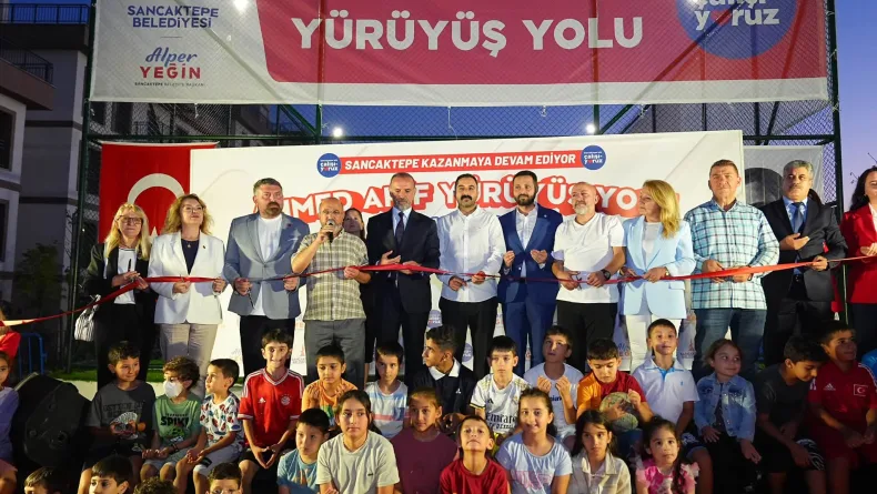 Sancaktepe’de ‘Ahmed Arif Yürüyüş Yolu’ hizmete açıldı