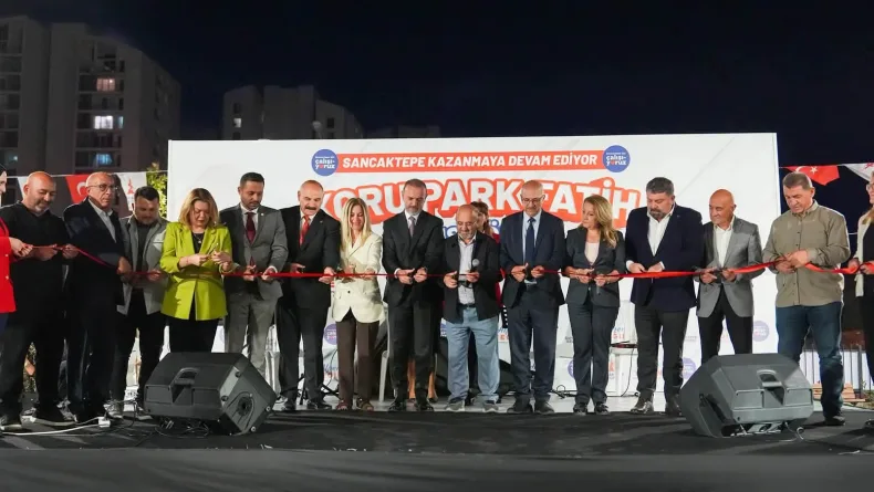 Sancaktepe'de Fatih Koru Parkı hizmete açıldı