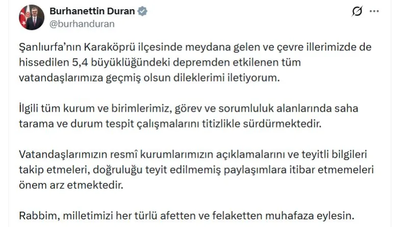 Şanlıurfa'da 5.4 büyüklüğünde deprem (6)