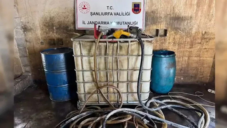 Şanlıurfa’da kaçak akaryakıt operasyonu: 2 gözaltı