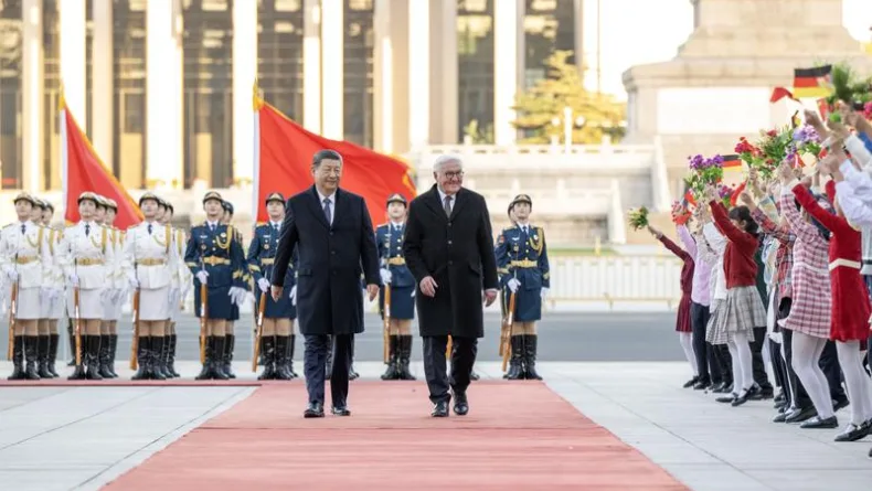 Şi Cinping, Almanya Cumhurbaşkanı Steinmeier ile görüştü
