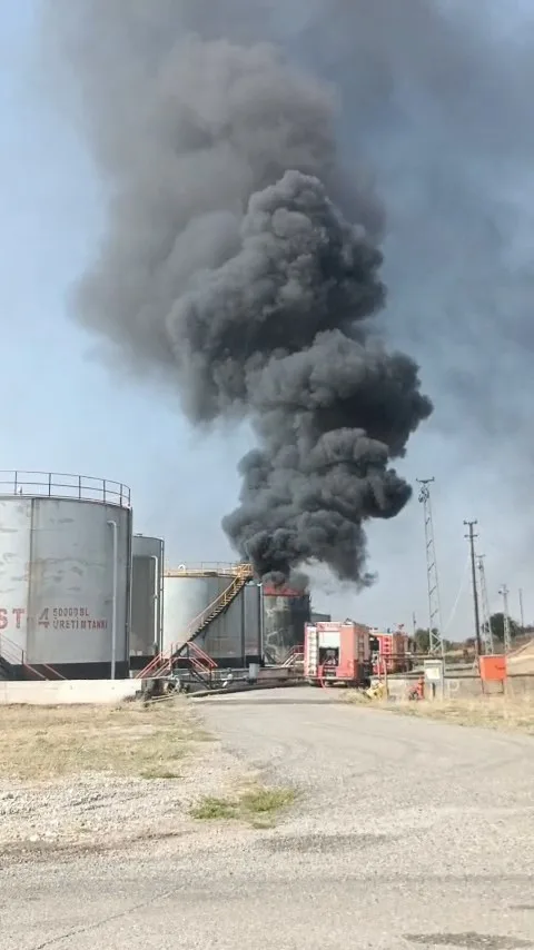 Siirt’teki petrol kampında çıkan yangın söndürüldü
