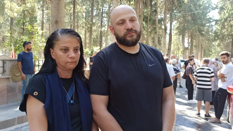 Silivri'de batan geminin kaptanı, Hatay'da toprağa verildi (2)