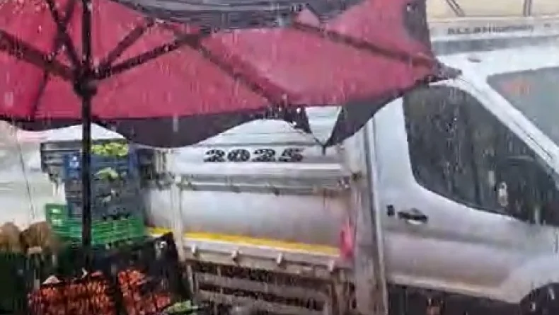 Sivas’ta sağanak etkili oldu