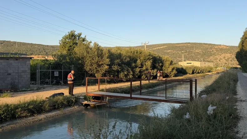 Sulama kanalında cesedi bulundu
