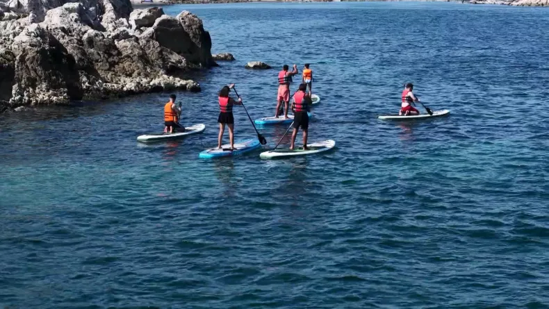 SUP boardda keyif kadar risk de büyük