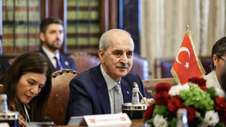 TBMM Başkanı Kurtulmuş, İtalya Senatosu Başkanı La Russa ile bir araya geldi