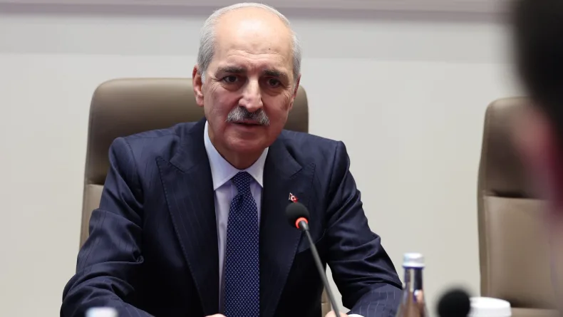 TBMM Başkanı Kurtulmuş, KKTC Cumhuriyet Meclisi Başkanı Öztürkler ile görüştü
