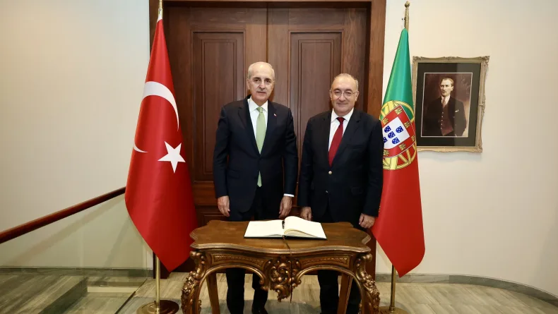 TBMM Başkanı Kurtulmuş, Lizbon Büyükelçiliği’ni ziyaret etti