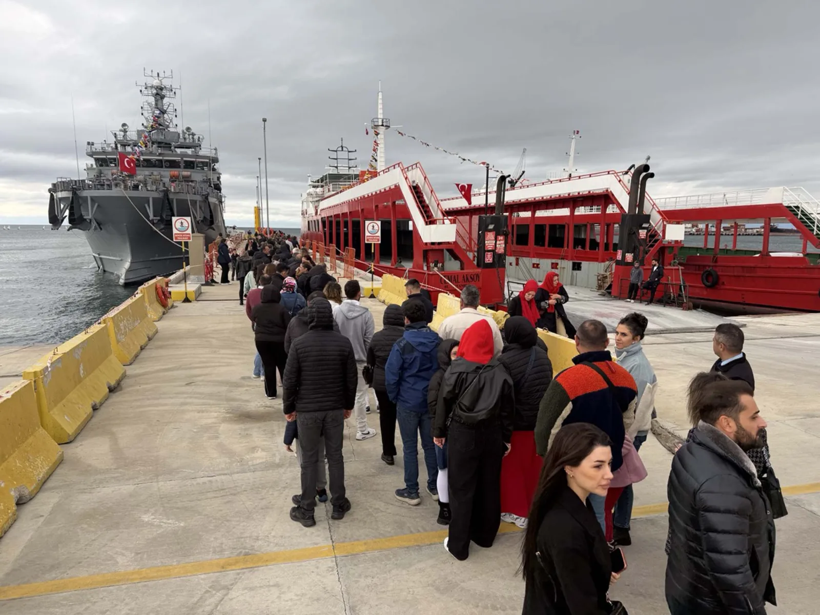 TCG Işın, Tekirdağ'da ziyarete açıldı