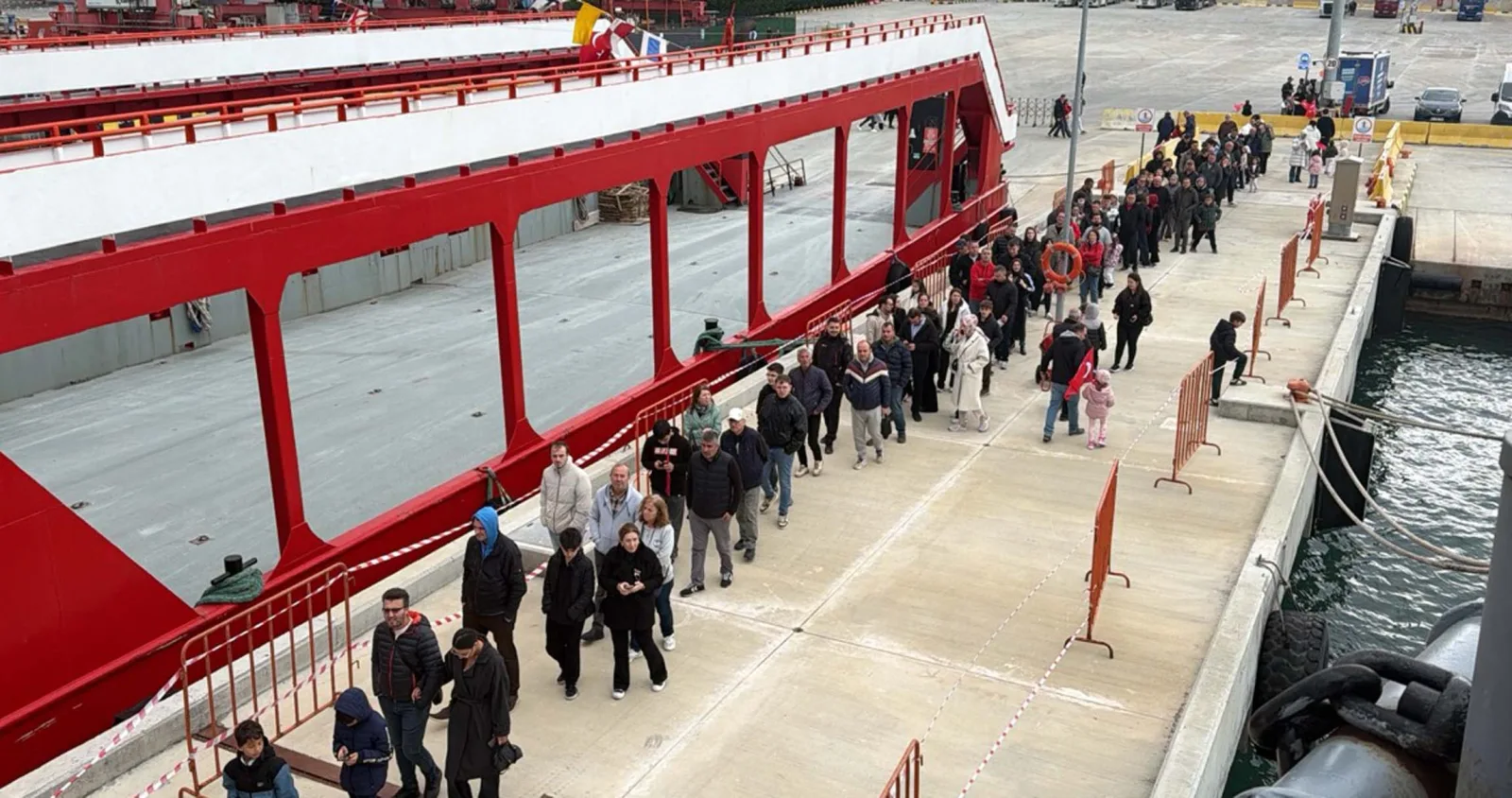 TCG Işın, Tekirdağ'da ziyarete açıldı