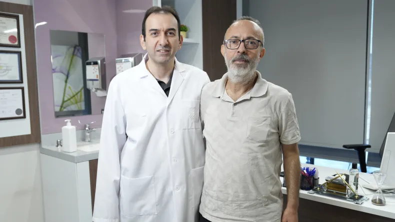 Tekerlekli sandalyeyle başladığı kanser tedavisinde yeniden ayağa kalktı