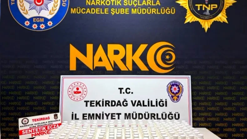 Tekirdağ’da uyuşturucu operasyonu; 25 tutuklama