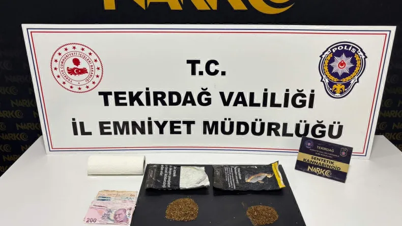 Tekirdağ'da uyuşturucu operasyonunda 45 tutuklama