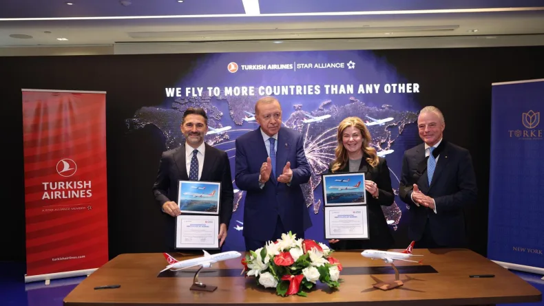 THY ile Boeing arasında 150 adet uçak siparişi anlaşması imzalandı