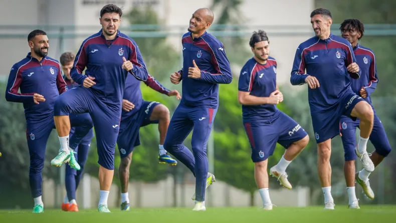 Trabzonspor, Çaykur Rizespor maçı hazırlıklarını sürdürdü