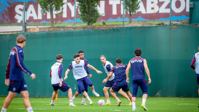 Trabzonspor’da, Samsunspor maçı hazırlıkları sürüyor