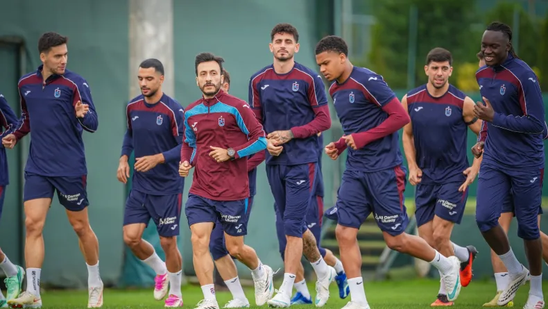 Trabzonspor, Hearts maçı hazırlıklarına başladı