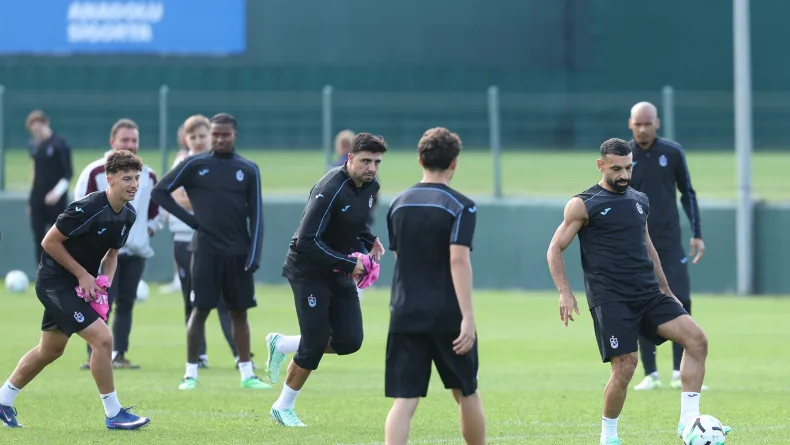 Trabzonspor, Hearts maçı hazırlıklarını tamamladı