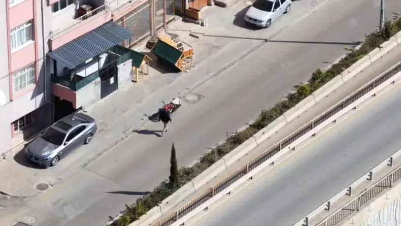 Trafik denetiminden çalıntı motosikletle kaçan sürücüye 58 bin lira ceza