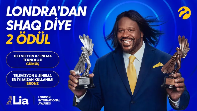 Turkcell'in ‘Shaq diye 5G’ reklam kampanyası iki ödül kazandı