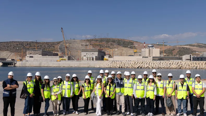 Türkiye’deki enerji uzmanları Akkuyu NGS’yi ziyaret etti