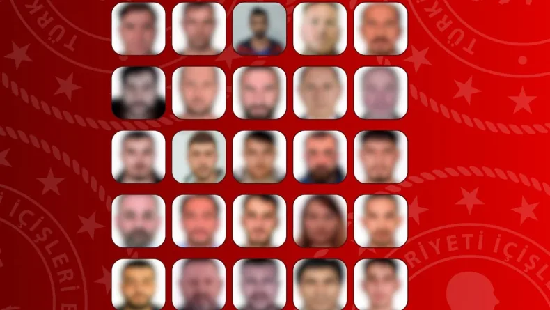 Ulusal ve uluslararası düzeyde aranan 63 suçlu yakalanarak Türkiye'ye iade edildi