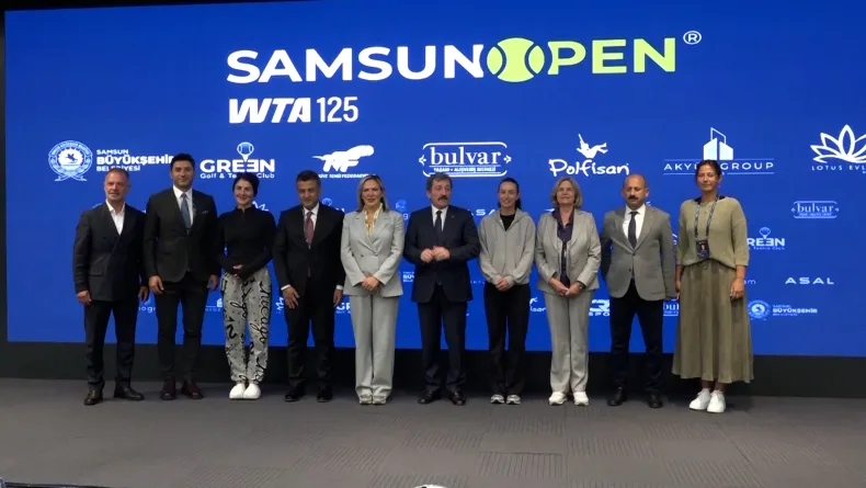 Uluslararası Samsun Open WTA 125 Tenis Turnuvası başladı