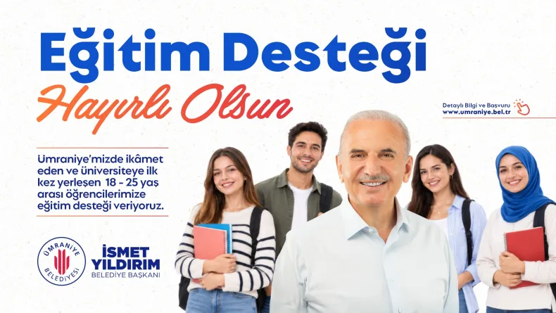 Ümraniye Belediyesi’nden üniversite öğrencilerine 20 bin TL eğitim desteği