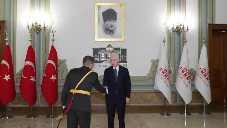 Vali Davut Gül, Cumhuriyet'in 103'üncü yılı kutlamaları kapsamında tebrikleri kabul etti