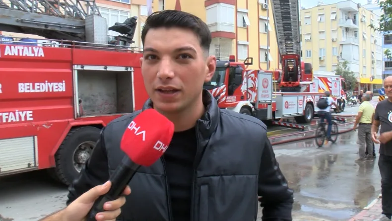 Yangında daire kullanılamaz hale geldi (2)
