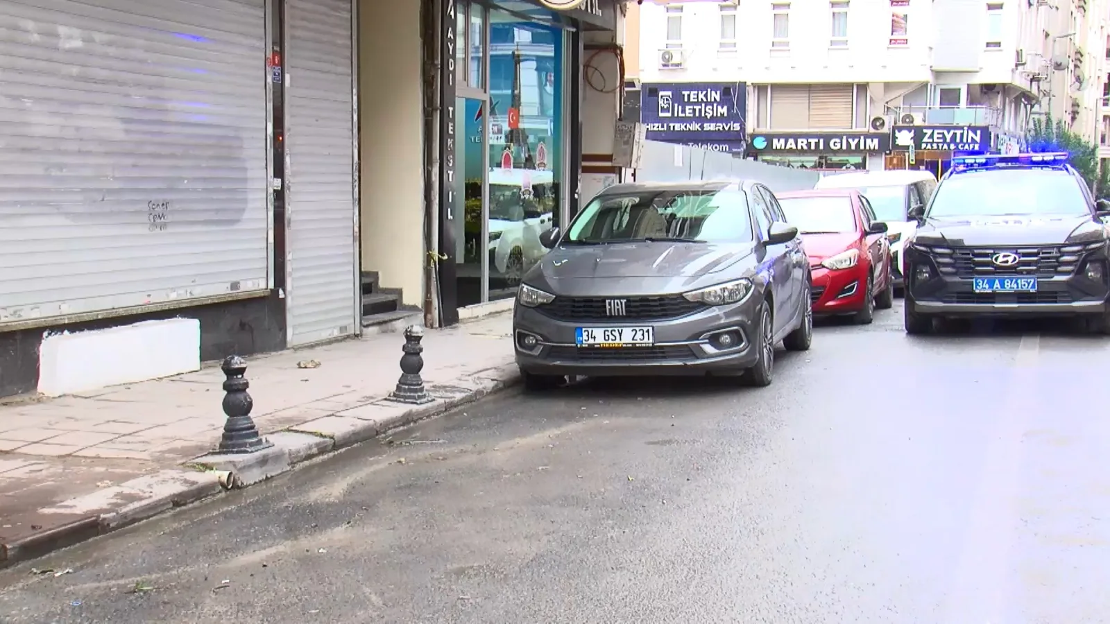 Zeytinburnu'nda esnaf kendisini tehdit eden saldırganı silahla yaraladı