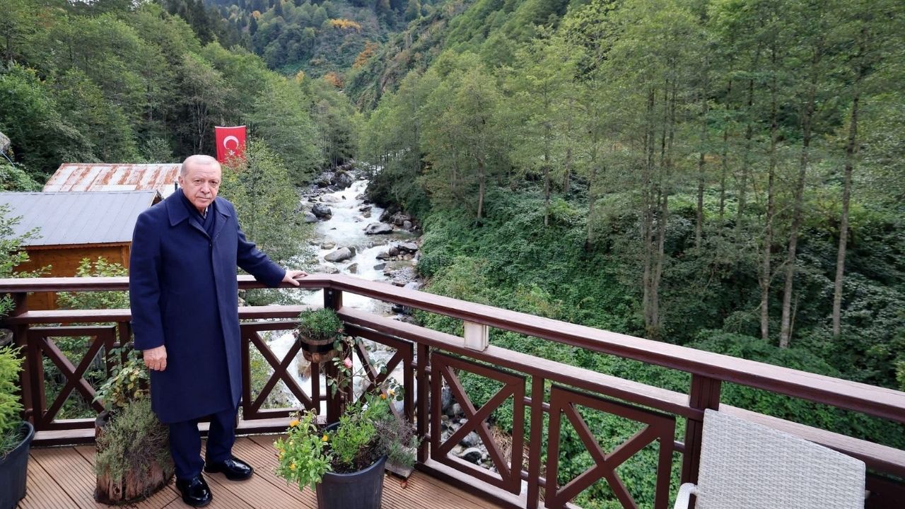 Cumhurbaşkanı Erdoğan, Ayder Yaylası’nda