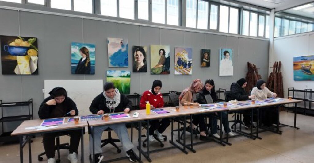 Dünya Ressamlar Günü’nde yeteneklerini keşfettiler