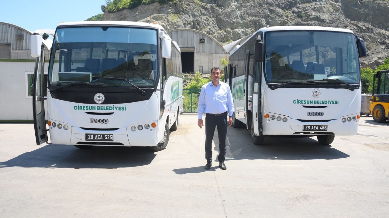 Giresun Belediyesi araç filosunu büyüttü
