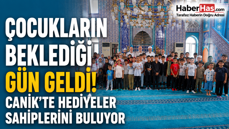 Çocukların Beklediği Gün Geldi! Canik’te Hediyeler Sahiplerini Buluyor