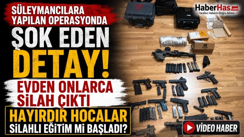 Alihan Kuriş operasyonunda evden cephanelik çıktı: 20 ruhsatsız silah ele geçirildi