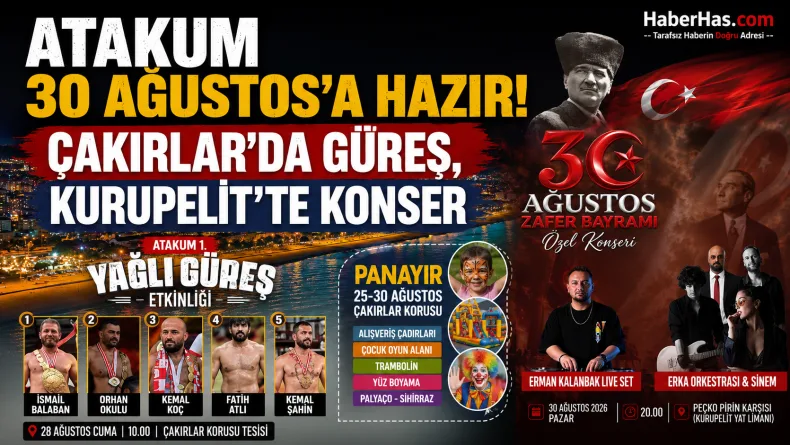 Atakum 30 Ağustos’a Hazır! Çakırlar’da Güreş, Kurupelit’te Konser