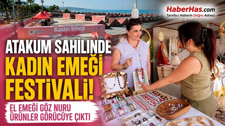 Atakum sahilinde Kadın Emeği Festivali! El emeği göz nuru ürünler görücüye çıktı