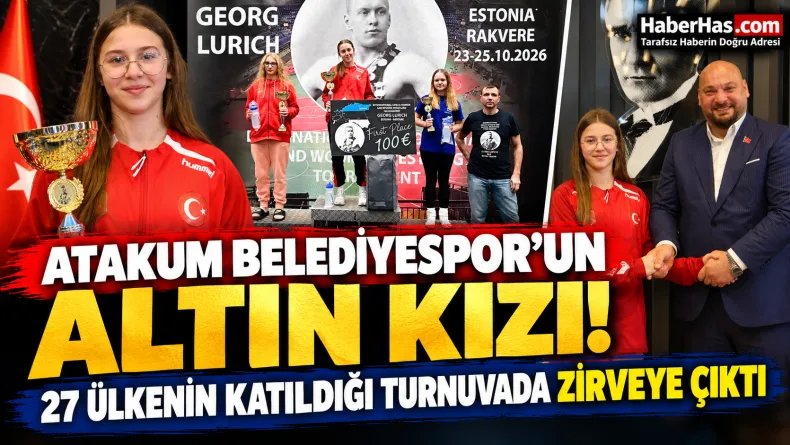 Atakum Belediyespor'un Altın Kızı! 27 Ülkenin Katıldığı Turnuvada Zirveye Çıktı