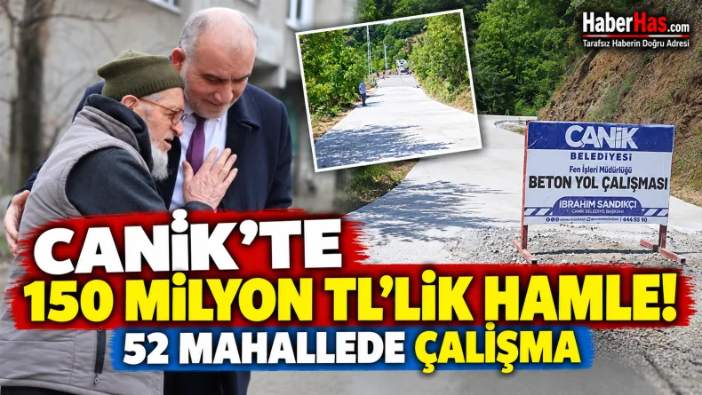 Canik Belediyesi, İbrahim Sandıkçı, Canik yatırımları, Canik beton yol, Samsun Canik, Canik kentsel dönüşüm, Canik parkları, Canik Belediyesi yapay zekâ, Canik Hayvan Bakımevi, Samsun haberleri