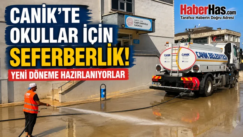 Canik’te Okullara Yeni Eğitim Yılı Dokunuşu