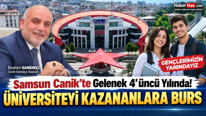 Samsun Canik’te Gelenek 4’üncü Yılında: Üniversiteyi Kazananlara Burs