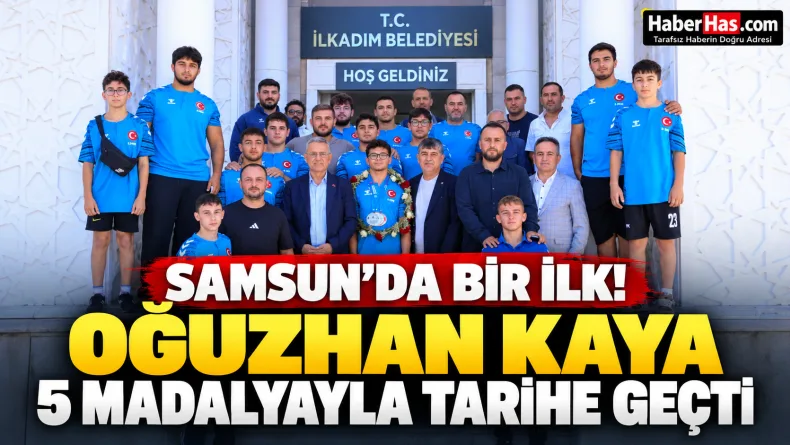 Samsun’da Bir İlk! Oğuzhan Kaya 5 Madalyayla Tarihe Geçti