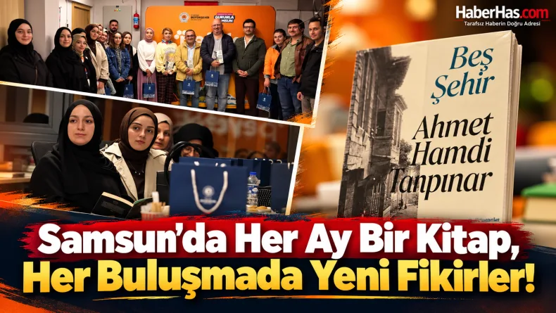 Samsun'da Kitap Tutkunlarına Müjde! Her Ay Yeni Bir Eser