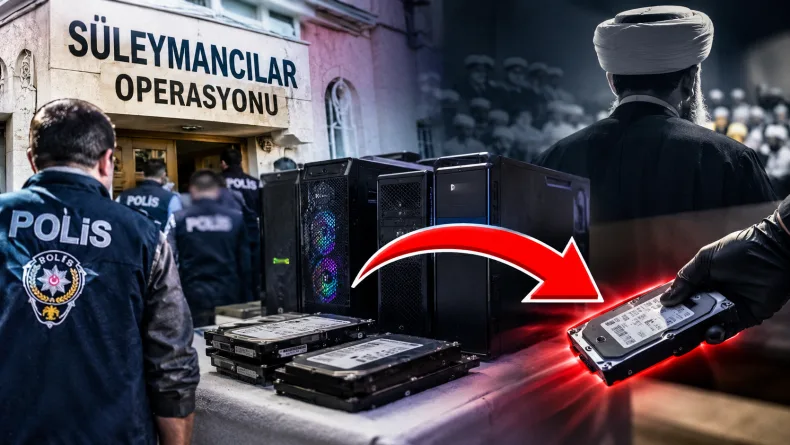 Süleymancılar Operasyonunda Dikkat Çeken Gelişme: Bilgisayar Kasaları ve Hard Disklerin Kaçırıldığı Ortaya Çıktı